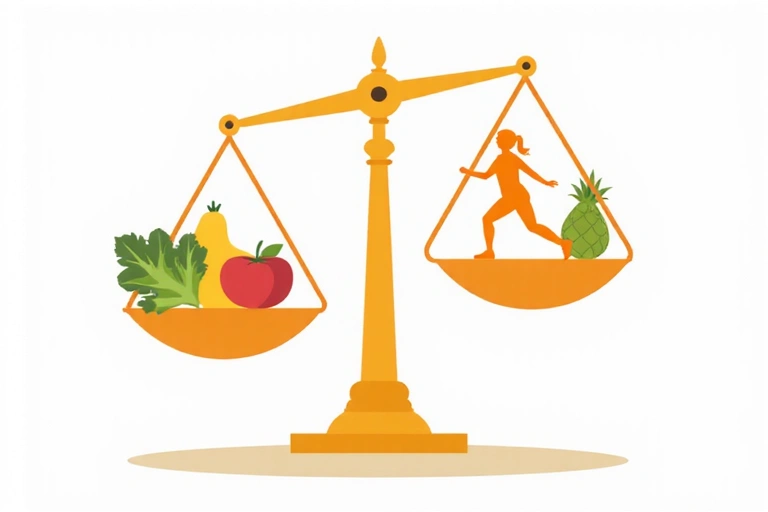 Immagine simbolica di equilibrio e progresso